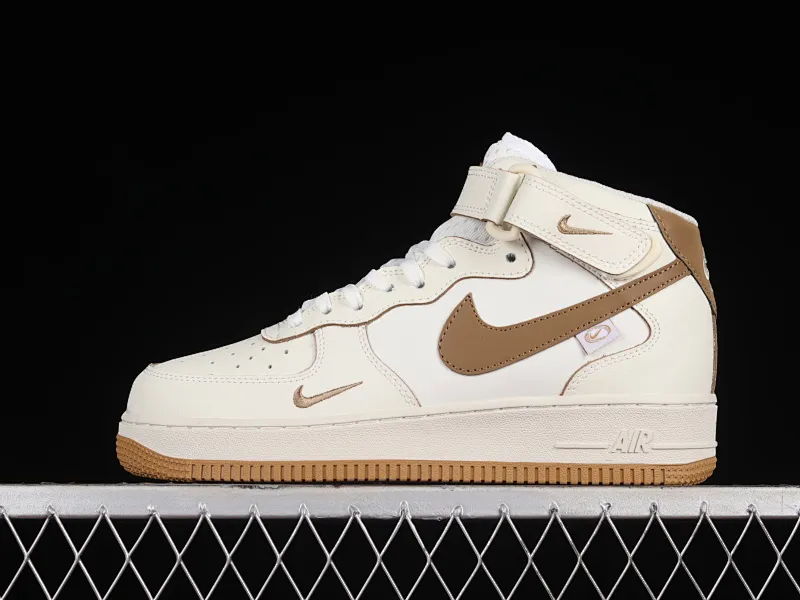 All categories Nk Air Force 1 Air Force series Nk Air Force 1 Mid Nk Air Force 1'07 Mid "Mocha Brown" Air Force One mid-top casual sneakers FB1869-022